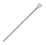Homebrew 1/4in Stainless Steel Thermowell and no. 7 Bung Stopper for Glass Carboy Fermentation Thermometer Probe