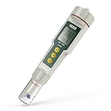 Ph Meter, Dr.meter PH100 0.01 Resolution High Accuracy Pockey Size Ph Meter with Atc, 0-14pH Measurement Range Water Quality Tester for Household Drinking, Pool, Juice, Laboratory and Brewing