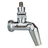 Nukatap SS Forward Sealing Beer Faucet (Chrome Plated Stainless Steel)